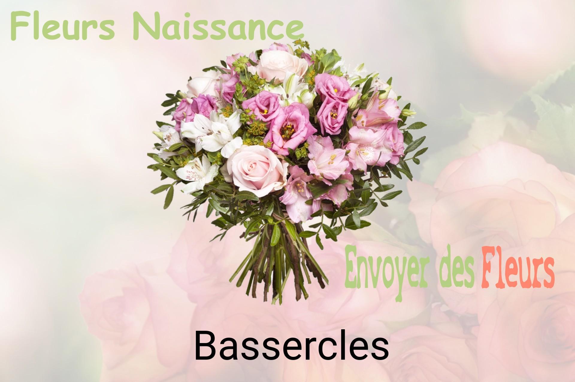Bouquet de fleurs de naissance livré à Bassercles